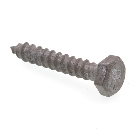 Prime-Line Hex Lag Screw 1/4in X 1-1/2in A307 Grade A Hot Dip Galvanized Steel 100PK 9054985